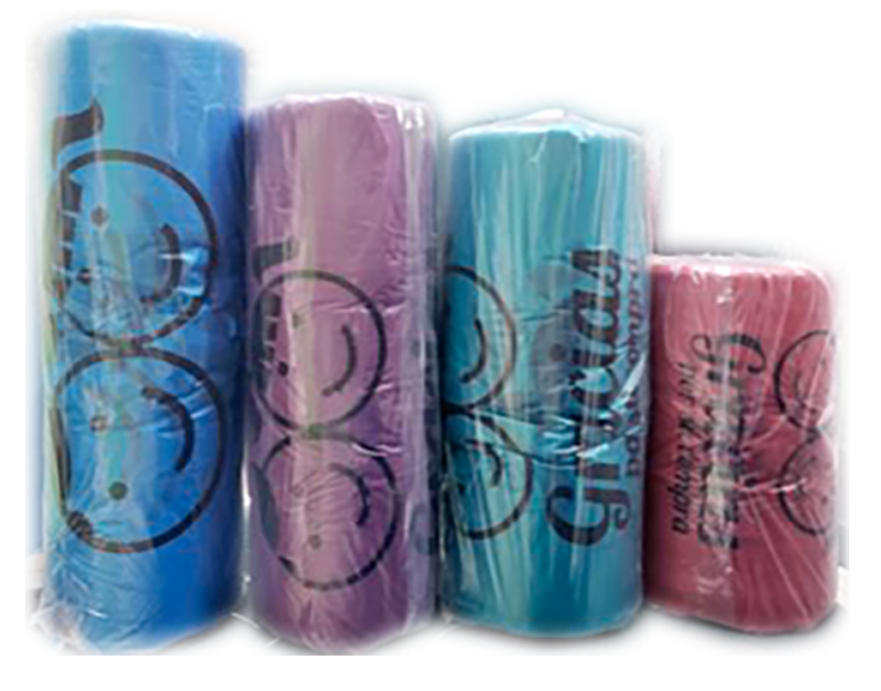 bolsa camiseta en rollo