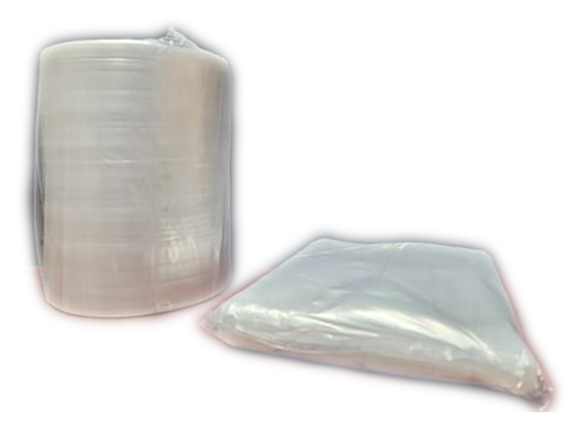 Rollo y bolsa Plástico natural baja densidad
